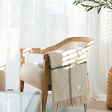 Waitoka White Throw