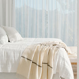 Waitoka White Throw