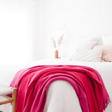 Puketero Pink Throw