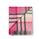 Pukehapua Pink Check Throw