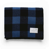 Bald Hill Blue Check Blanket